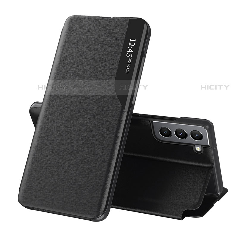 Custodia Portafoglio In Pelle Cover con Supporto L03 per Samsung Galaxy S22 Plus 5G Nero