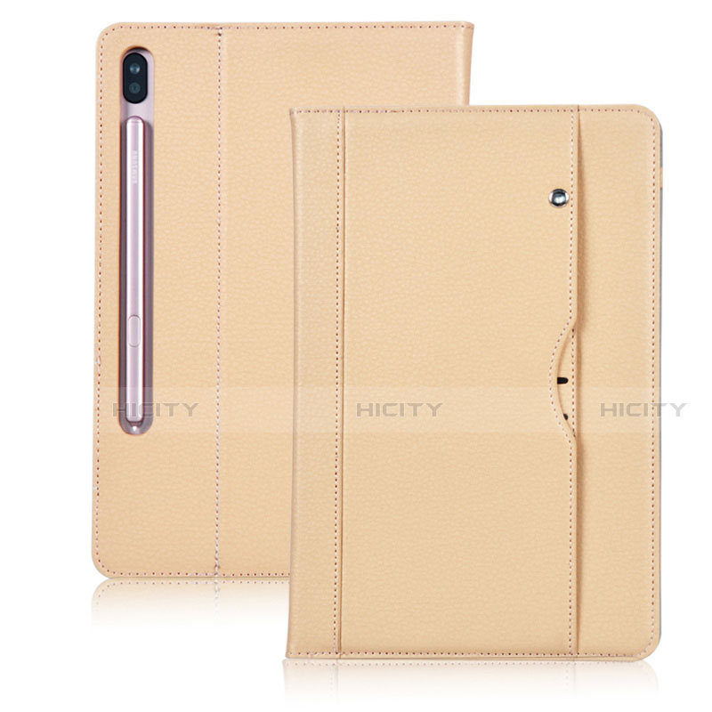 Custodia Portafoglio In Pelle Cover con Supporto L03 per Samsung Galaxy Tab S6 10.5 SM-T860