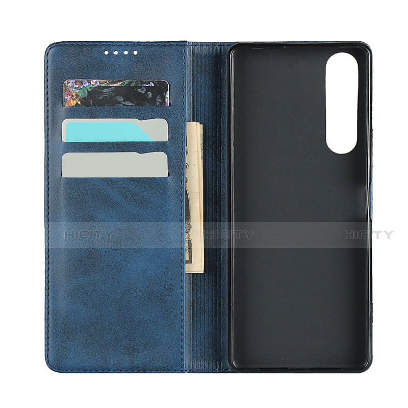 Custodia Portafoglio In Pelle Cover con Supporto L03 per Sony Xperia 1 II