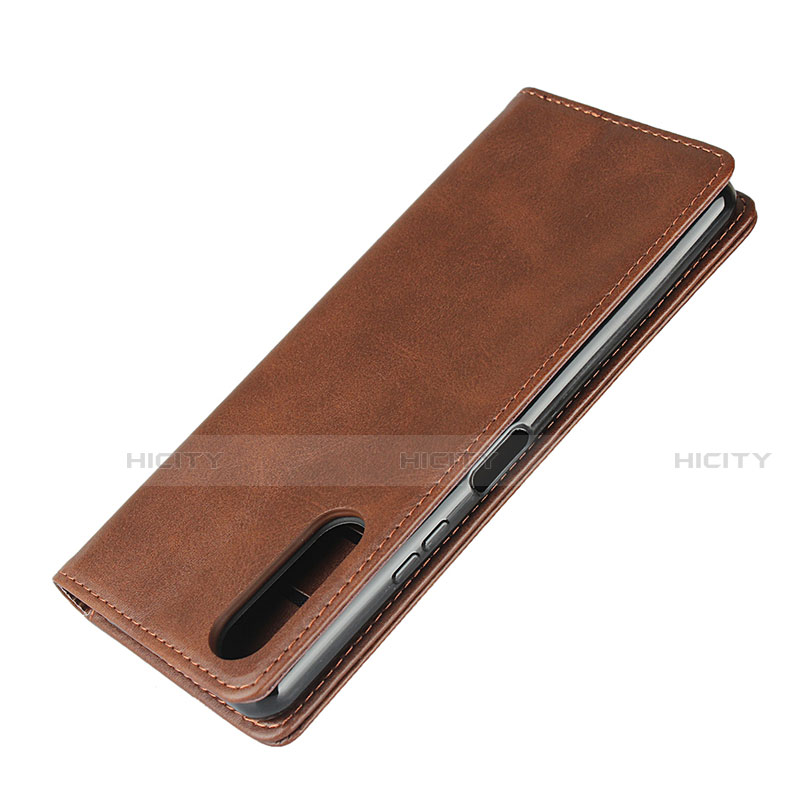 Custodia Portafoglio In Pelle Cover con Supporto L03 per Sony Xperia 10 II