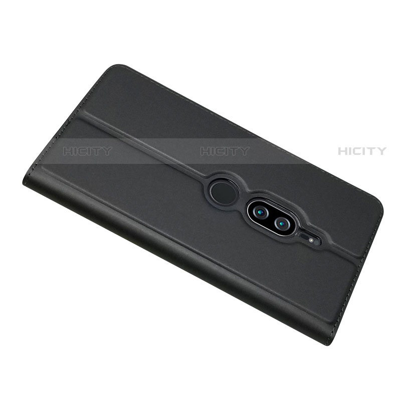 Custodia Portafoglio In Pelle Cover con Supporto L03 per Sony Xperia XZ2 Premium