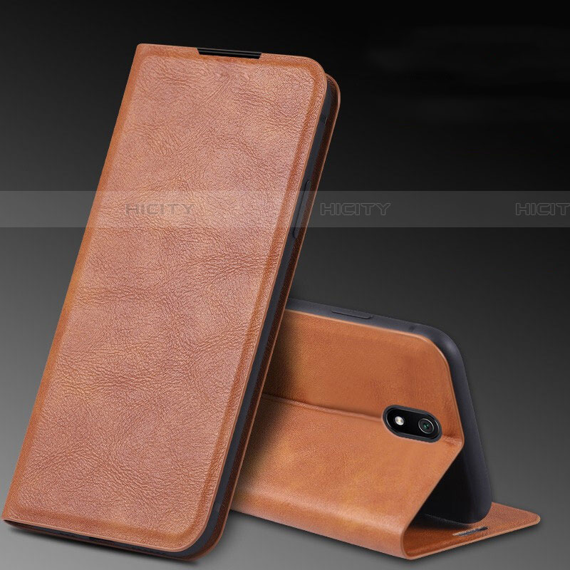 Custodia Portafoglio In Pelle Cover con Supporto L03 per Xiaomi Redmi 8A Marrone