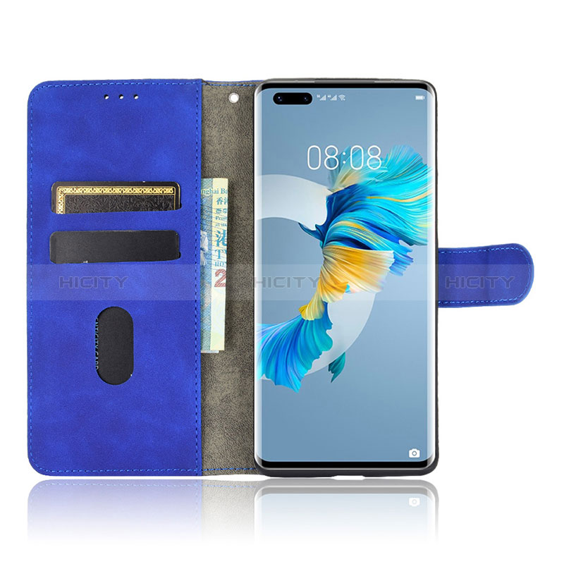 Custodia Portafoglio In Pelle Cover con Supporto L03Z per Huawei Mate 40 Pro+ Plus