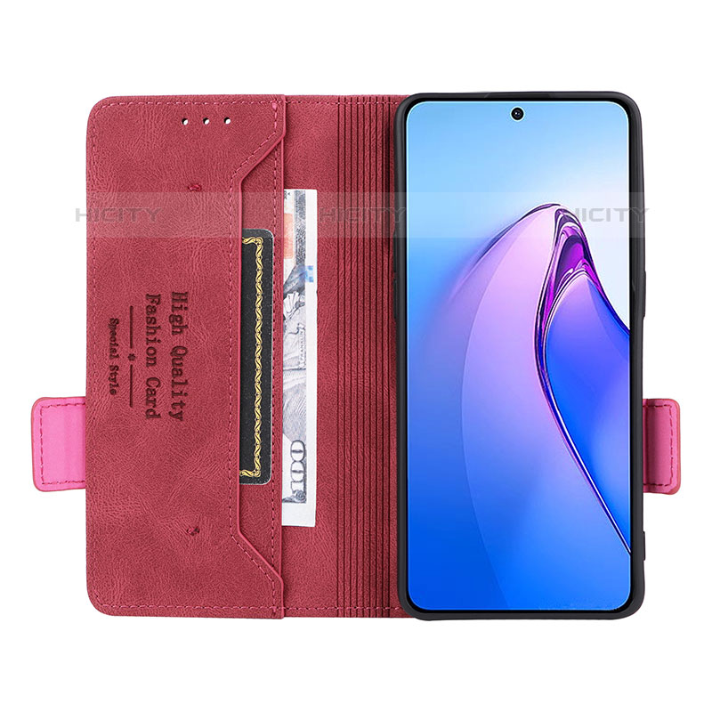 Custodia Portafoglio In Pelle Cover con Supporto L03Z per Oppo Reno8 Pro 5G