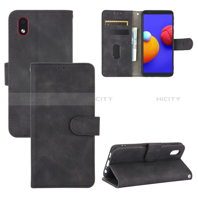 Custodia Portafoglio In Pelle Cover con Supporto L03Z per Samsung Galaxy A01 Core