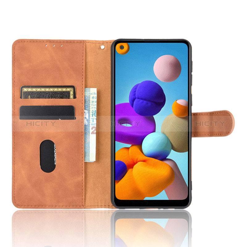 Custodia Portafoglio In Pelle Cover con Supporto L03Z per Samsung Galaxy A21