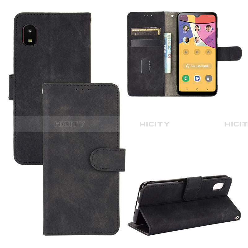 Custodia Portafoglio In Pelle Cover con Supporto L03Z per Samsung Galaxy A21 SC-42A