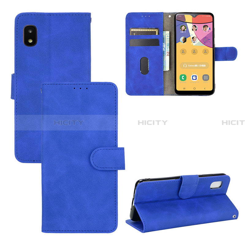 Custodia Portafoglio In Pelle Cover con Supporto L03Z per Samsung Galaxy A21 SC-42A