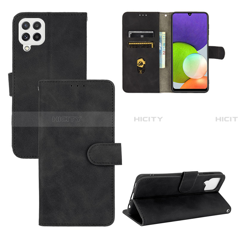 Custodia Portafoglio In Pelle Cover con Supporto L03Z per Samsung Galaxy A22 4G