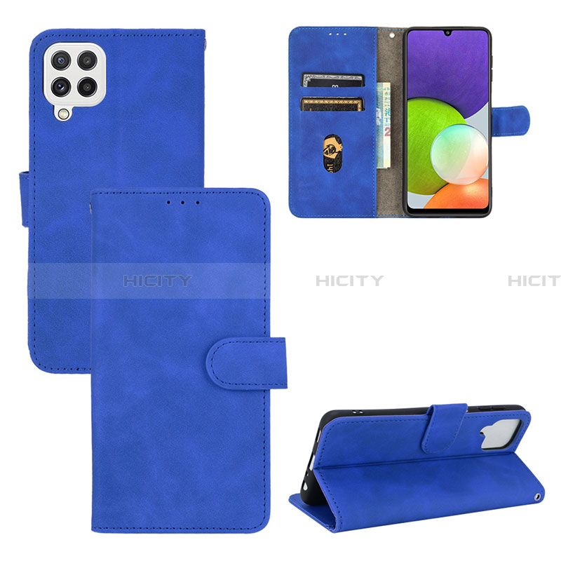 Custodia Portafoglio In Pelle Cover con Supporto L03Z per Samsung Galaxy A22 4G