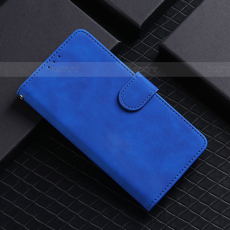 Custodia Portafoglio In Pelle Cover con Supporto L03Z per Samsung Galaxy A52 5G Blu