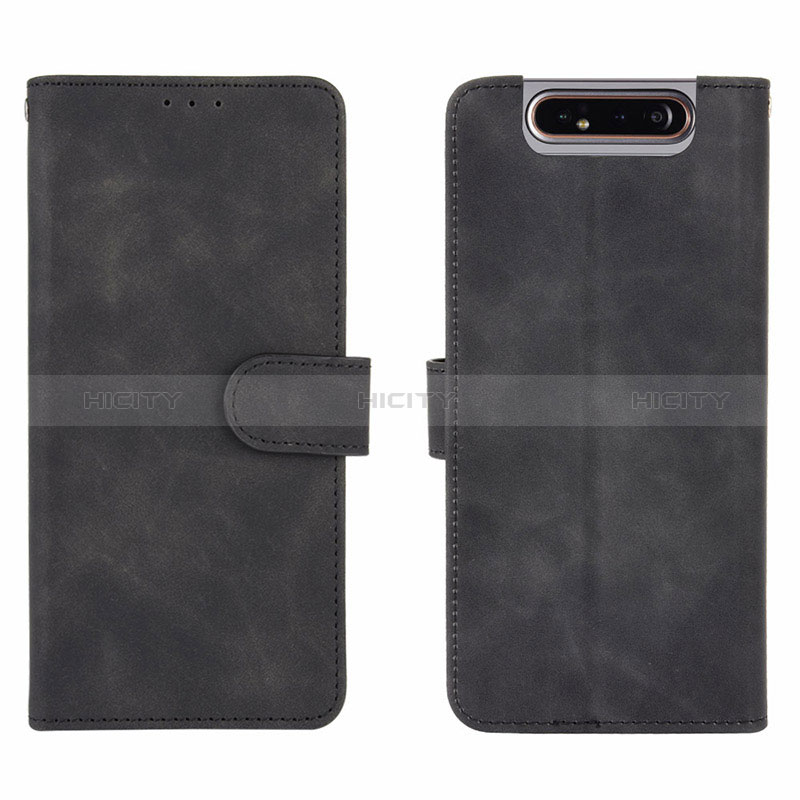 Custodia Portafoglio In Pelle Cover con Supporto L03Z per Samsung Galaxy A80