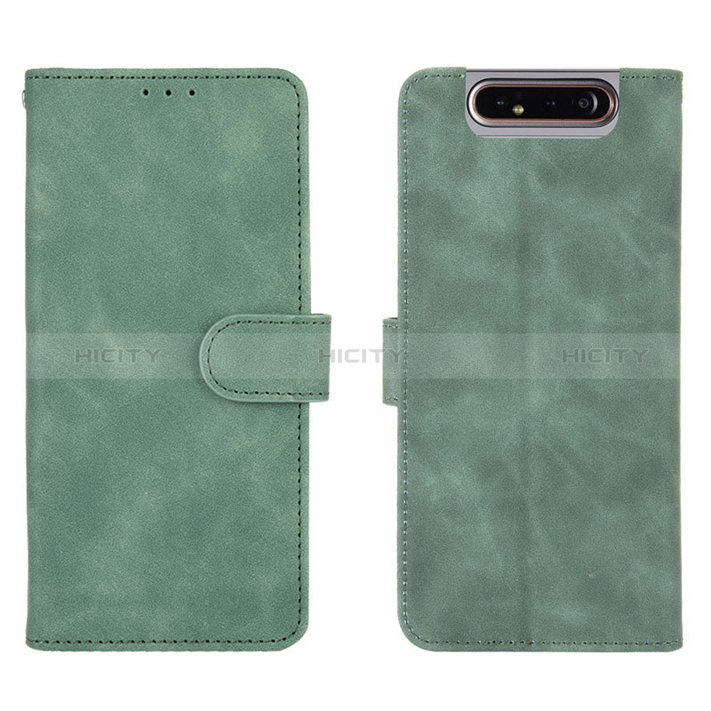 Custodia Portafoglio In Pelle Cover con Supporto L03Z per Samsung Galaxy A80