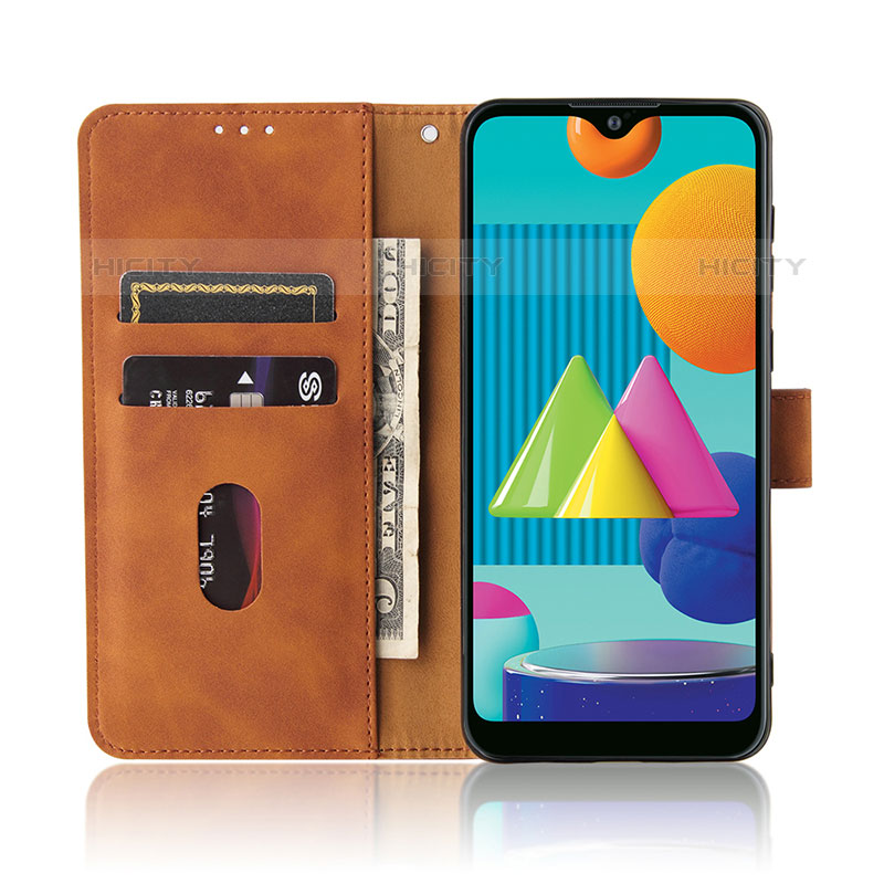 Custodia Portafoglio In Pelle Cover con Supporto L03Z per Samsung Galaxy M02