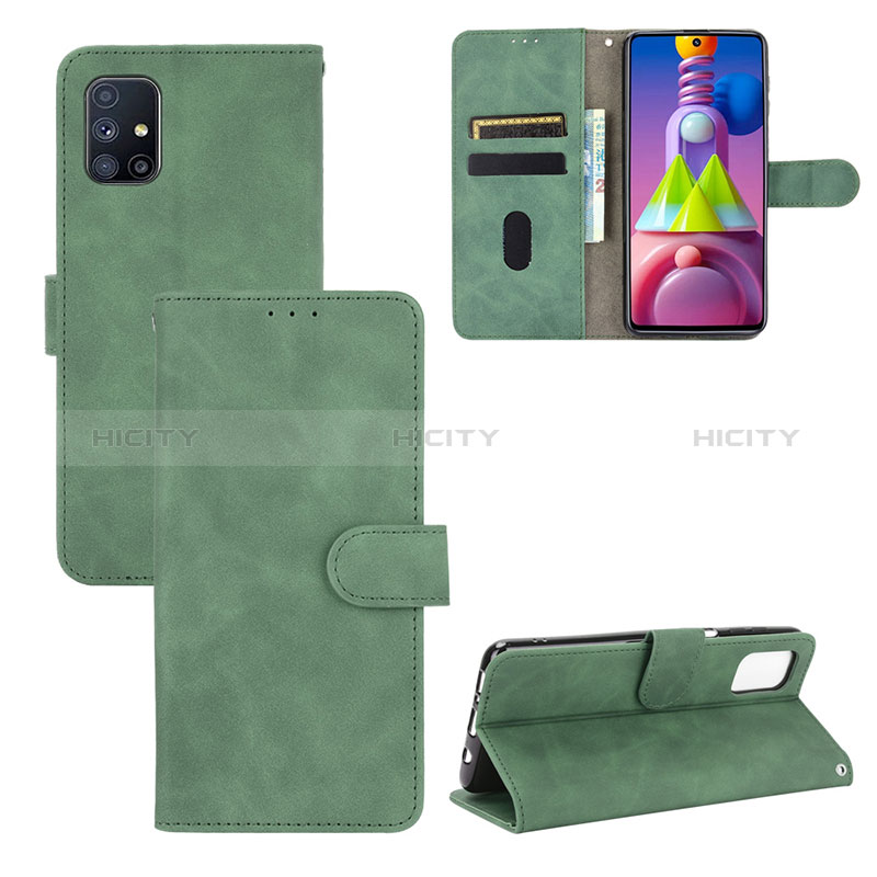 Custodia Portafoglio In Pelle Cover con Supporto L03Z per Samsung Galaxy M51