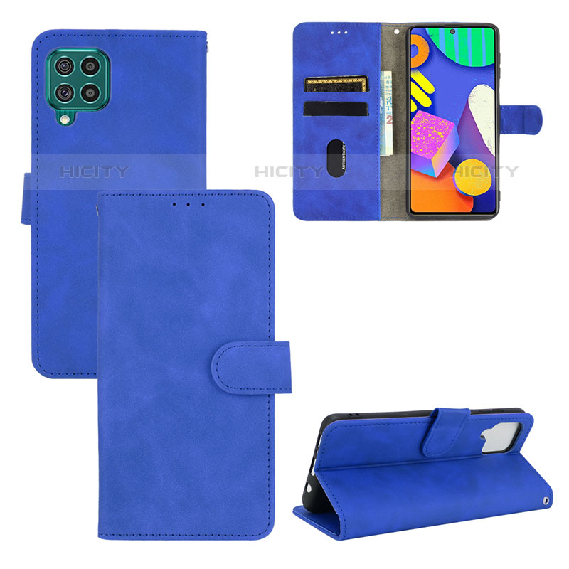 Custodia Portafoglio In Pelle Cover con Supporto L03Z per Samsung Galaxy M62 4G Blu