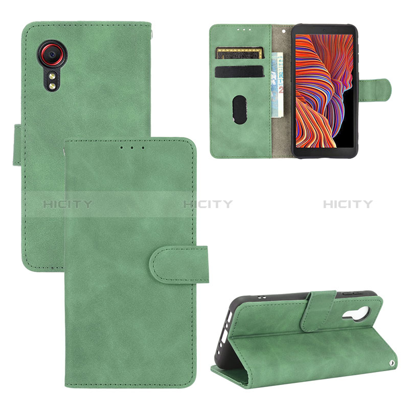 Custodia Portafoglio In Pelle Cover con Supporto L03Z per Samsung Galaxy XCover 5 SM-G525F