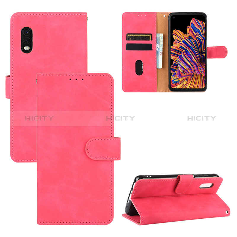 Custodia Portafoglio In Pelle Cover con Supporto L03Z per Samsung Galaxy XCover Pro