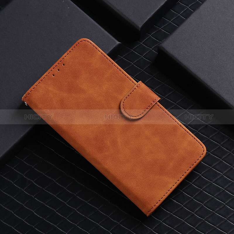 Custodia Portafoglio In Pelle Cover con Supporto L03Z per Xiaomi Poco M3 Marrone