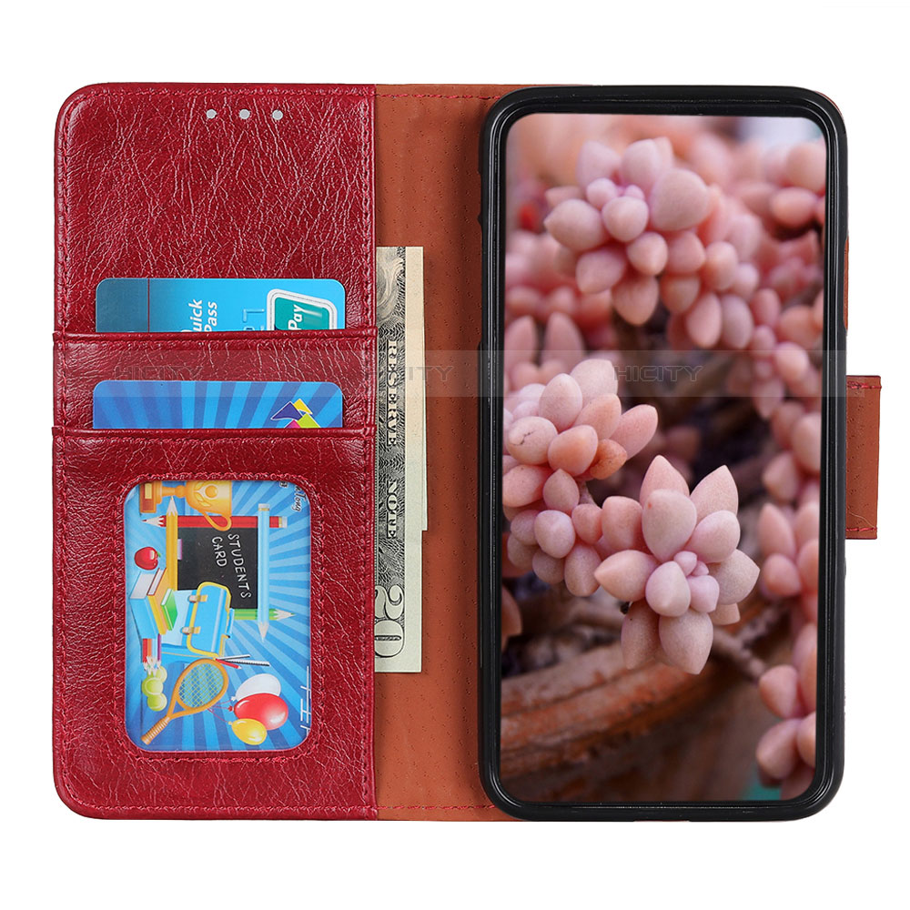 Custodia Portafoglio In Pelle Cover con Supporto L04 per Alcatel 3 (2019)