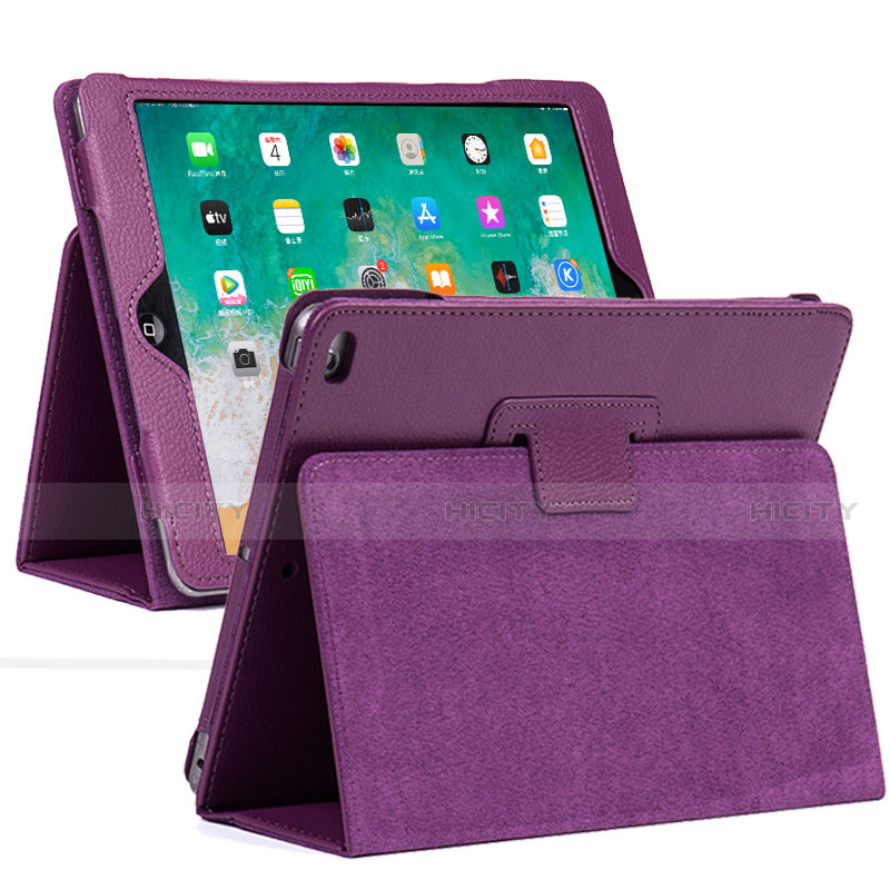 Custodia Portafoglio In Pelle Cover con Supporto L04 per Apple iPad 10.2 (2020)