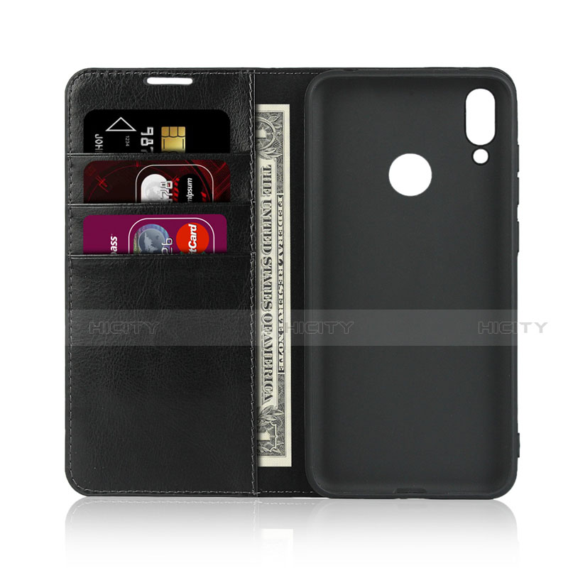 Custodia Portafoglio In Pelle Cover con Supporto L04 per Huawei Y7 (2019)