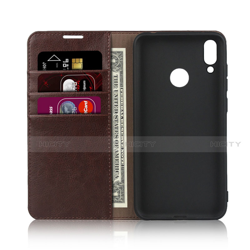 Custodia Portafoglio In Pelle Cover con Supporto L04 per Huawei Y7 (2019)