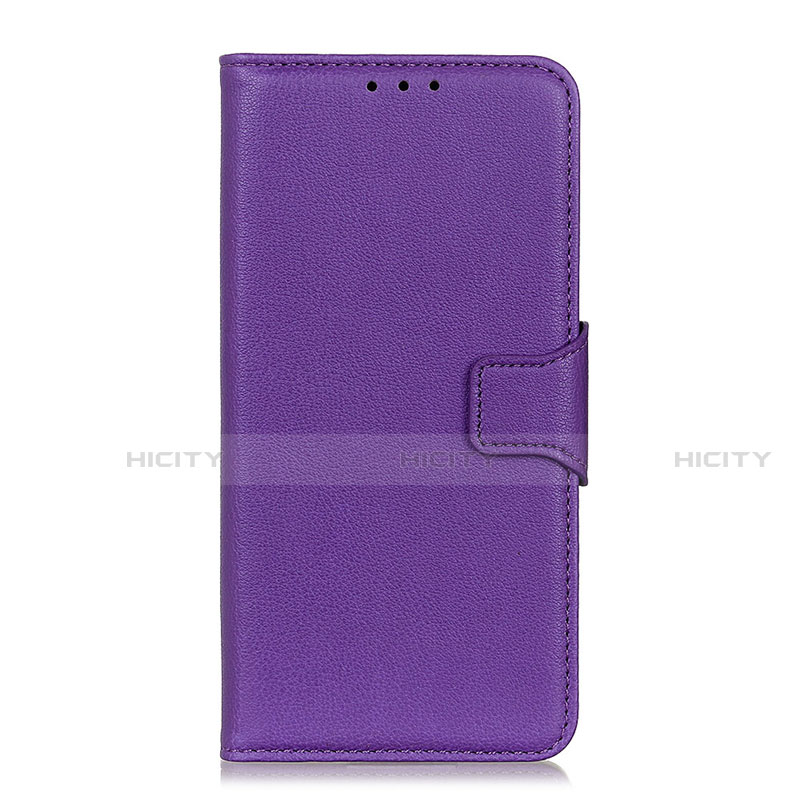 Custodia Portafoglio In Pelle Cover con Supporto L04 per LG Velvet 4G Viola