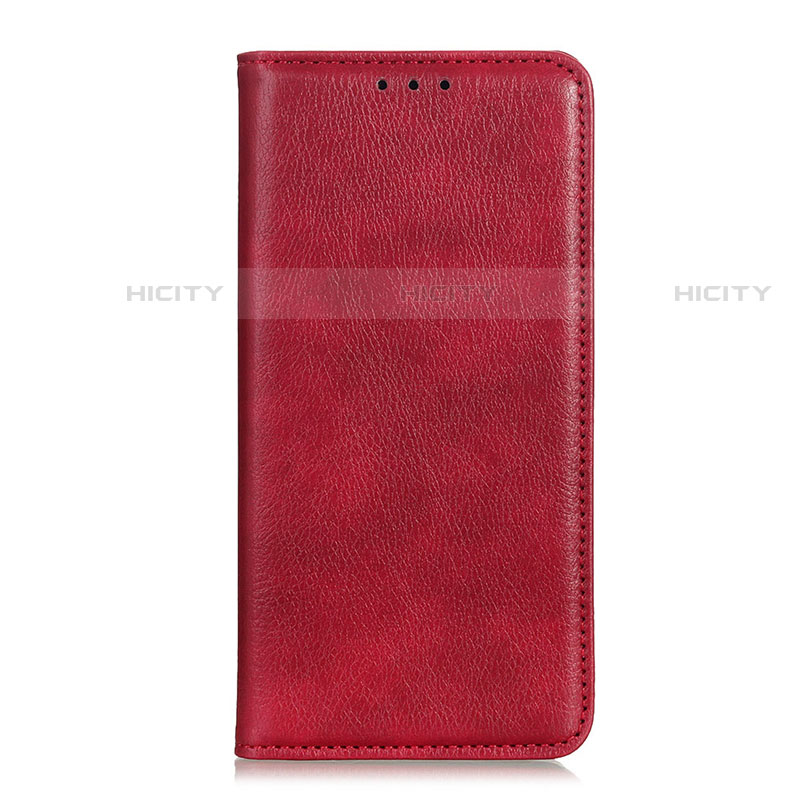 Custodia Portafoglio In Pelle Cover con Supporto L04 per OnePlus 7T Pro Rosso