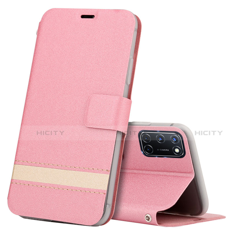 Custodia Portafoglio In Pelle Cover con Supporto L04 per Oppo A52