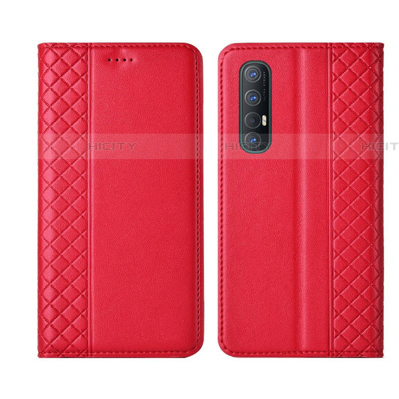 Custodia Portafoglio In Pelle Cover con Supporto L04 per Oppo Find X2 Neo