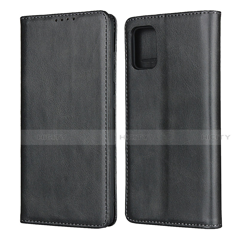 Custodia Portafoglio In Pelle Cover con Supporto L04 per Samsung Galaxy A51 4G Nero