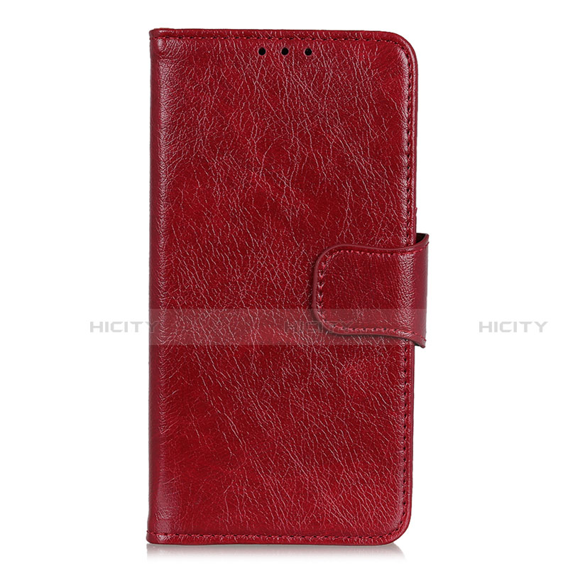 Custodia Portafoglio In Pelle Cover con Supporto L04 per Samsung Galaxy Note 20 Plus 5G Rosso Rosa
