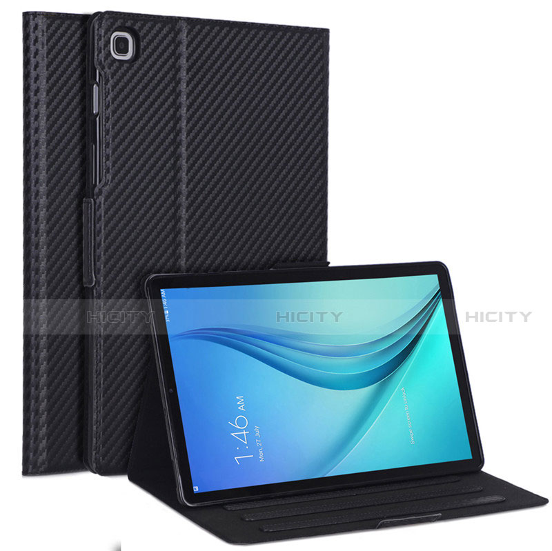 Custodia Portafoglio In Pelle Cover con Supporto L04 per Samsung Galaxy Tab S5e Wi-Fi 10.5 SM-T720 Nero