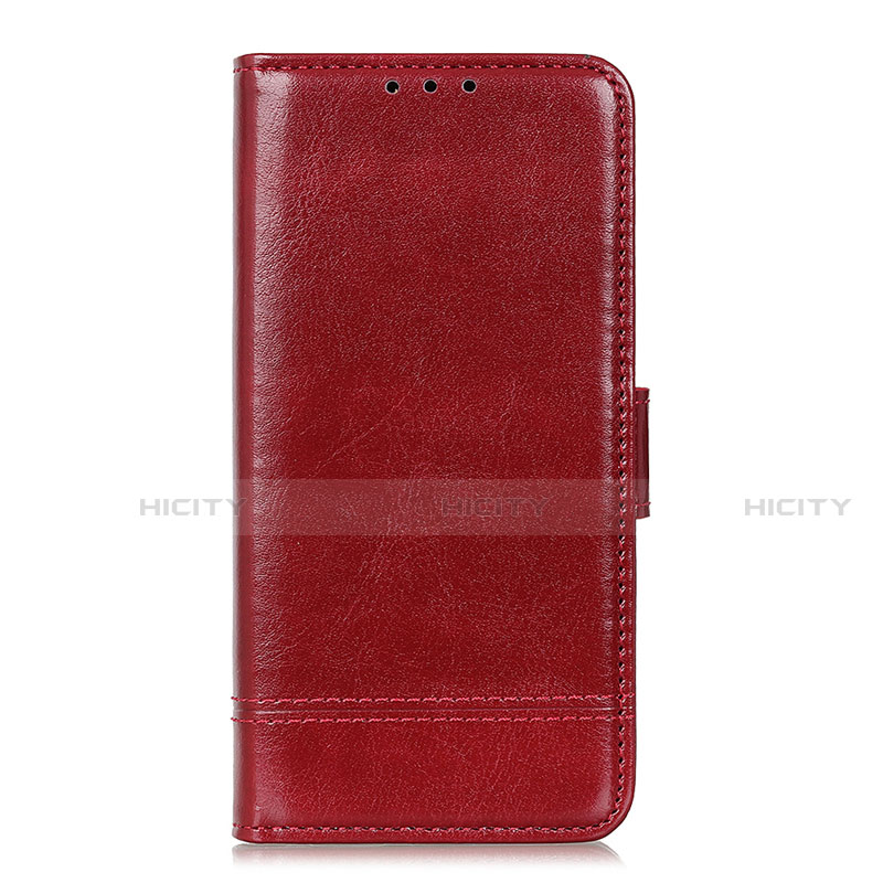 Custodia Portafoglio In Pelle Cover con Supporto L04 per Sony Xperia 5 II Rosso