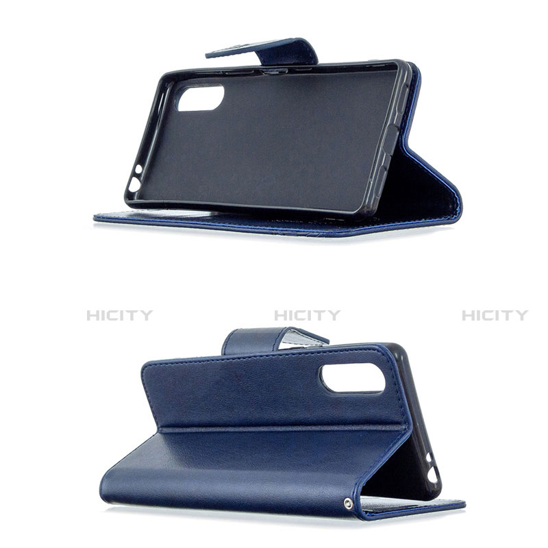 Custodia Portafoglio In Pelle Cover con Supporto L04 per Sony Xperia L4