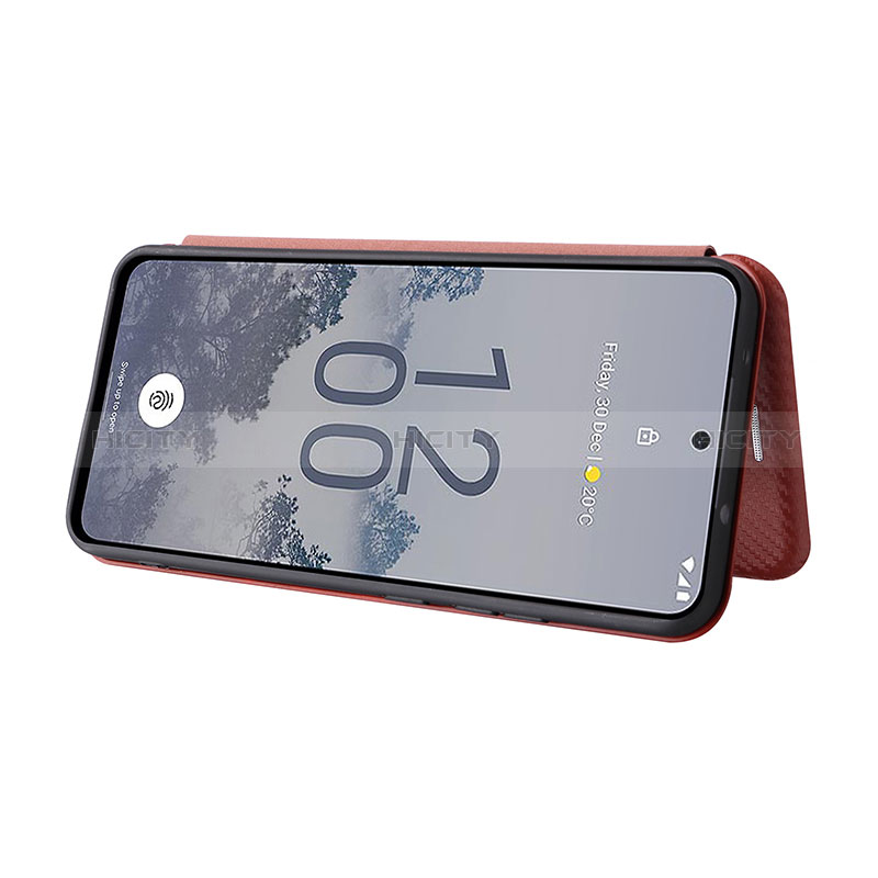 Custodia Portafoglio In Pelle Cover con Supporto L04Z per Nokia X30 5G