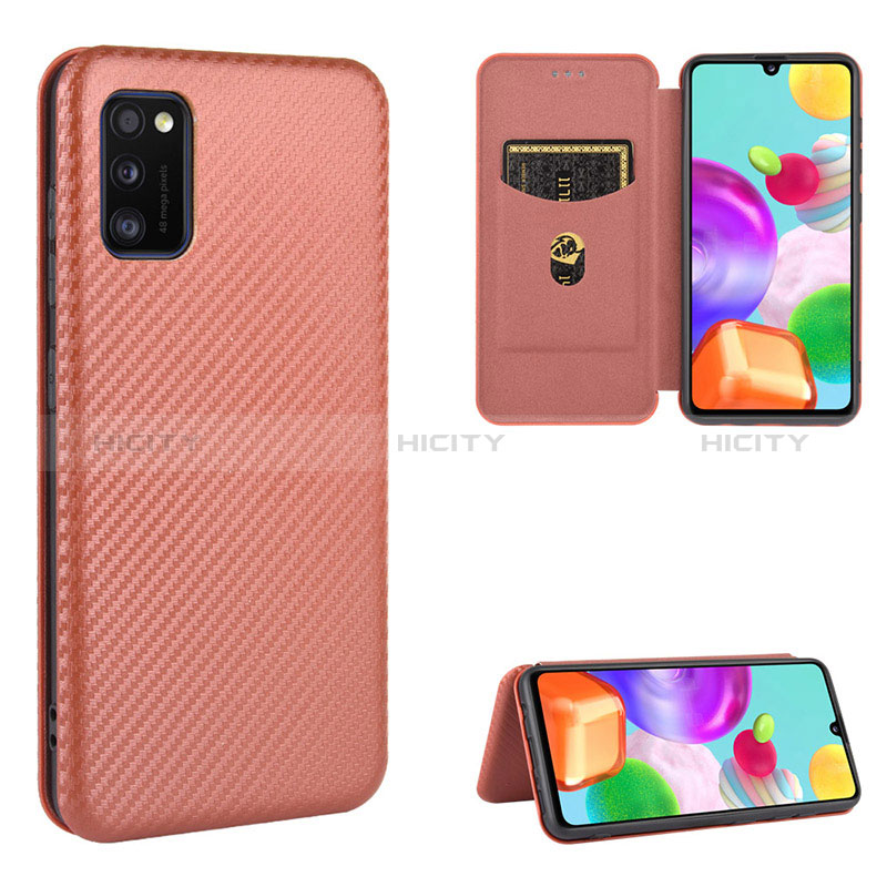 Custodia Portafoglio In Pelle Cover con Supporto L04Z per Samsung Galaxy A41