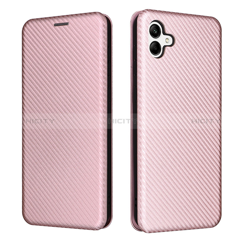 Custodia Portafoglio In Pelle Cover con Supporto L04Z per Samsung Galaxy M04