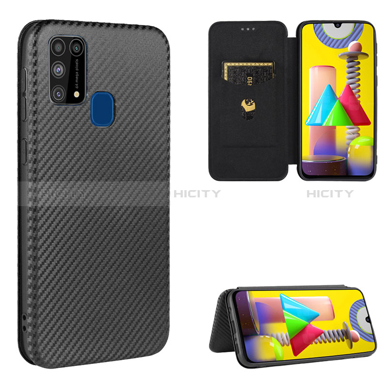 Custodia Portafoglio In Pelle Cover con Supporto L04Z per Samsung Galaxy M31 Prime Edition