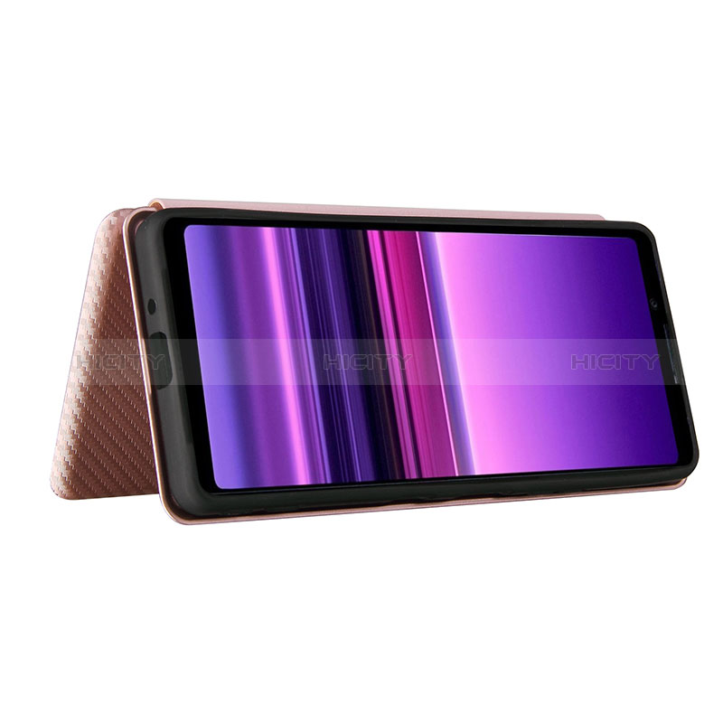 Custodia Portafoglio In Pelle Cover con Supporto L04Z per Sony Xperia 1 III