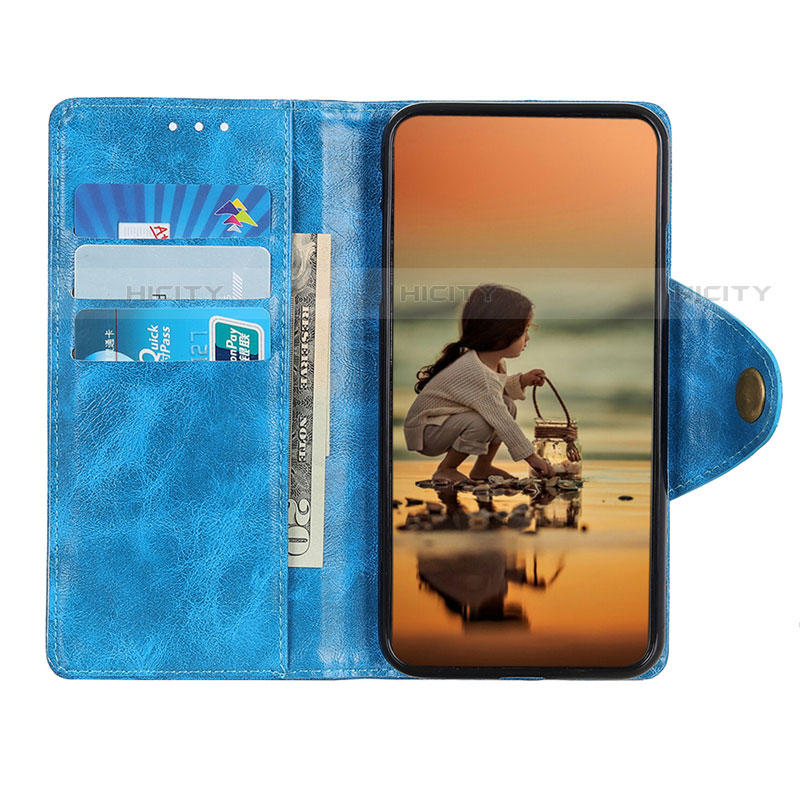 Custodia Portafoglio In Pelle Cover con Supporto L05 per Alcatel 3X