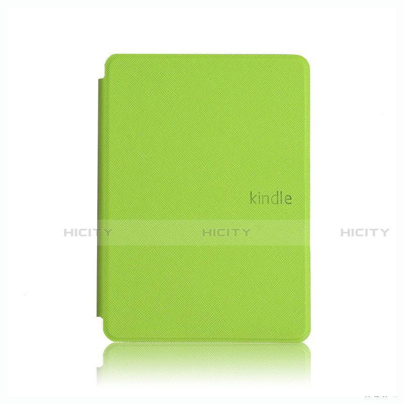 Custodia Portafoglio In Pelle Cover con Supporto L05 per Amazon Kindle Paperwhite 6 inch Verde