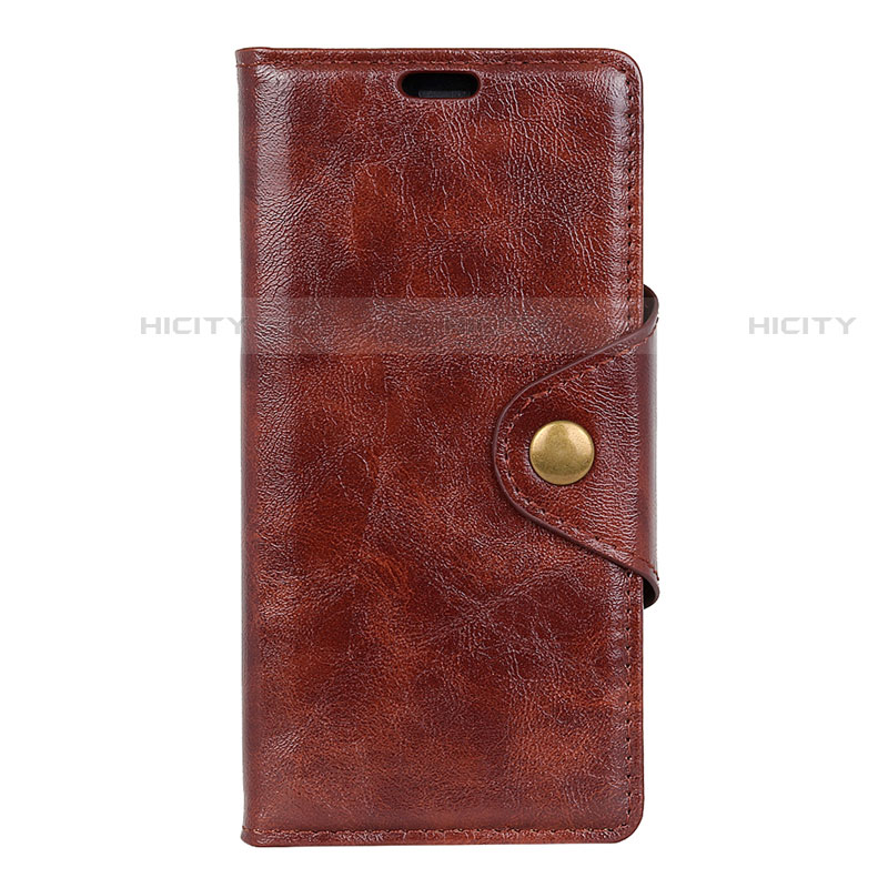 Custodia Portafoglio In Pelle Cover con Supporto L05 per Asus Zenfone Max Pro M1 ZB601KL Marrone