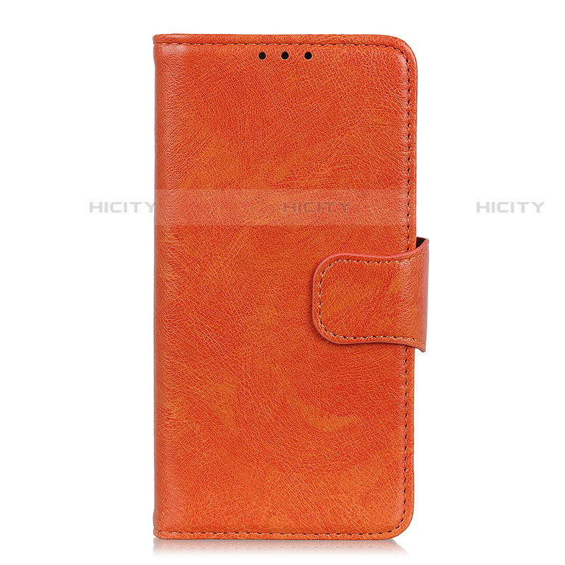 Custodia Portafoglio In Pelle Cover con Supporto L05 per HTC U19E Arancione