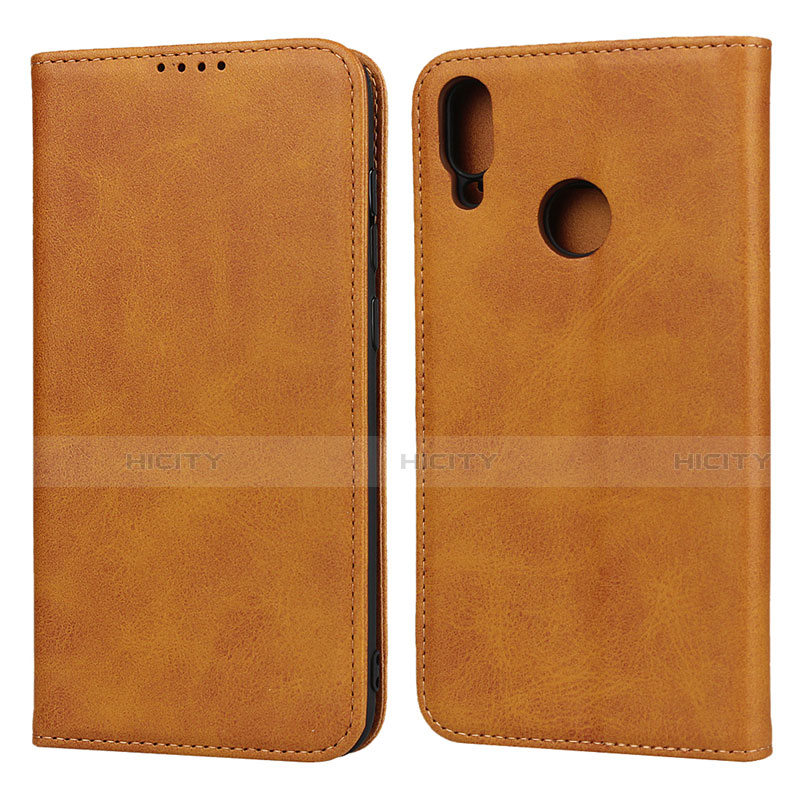 Custodia Portafoglio In Pelle Cover con Supporto L05 per Huawei Enjoy 9 Arancione