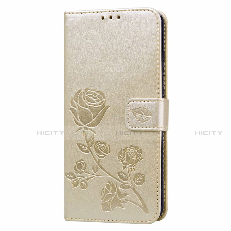 Custodia Portafoglio In Pelle Cover con Supporto L05 per Huawei Honor 9A Oro