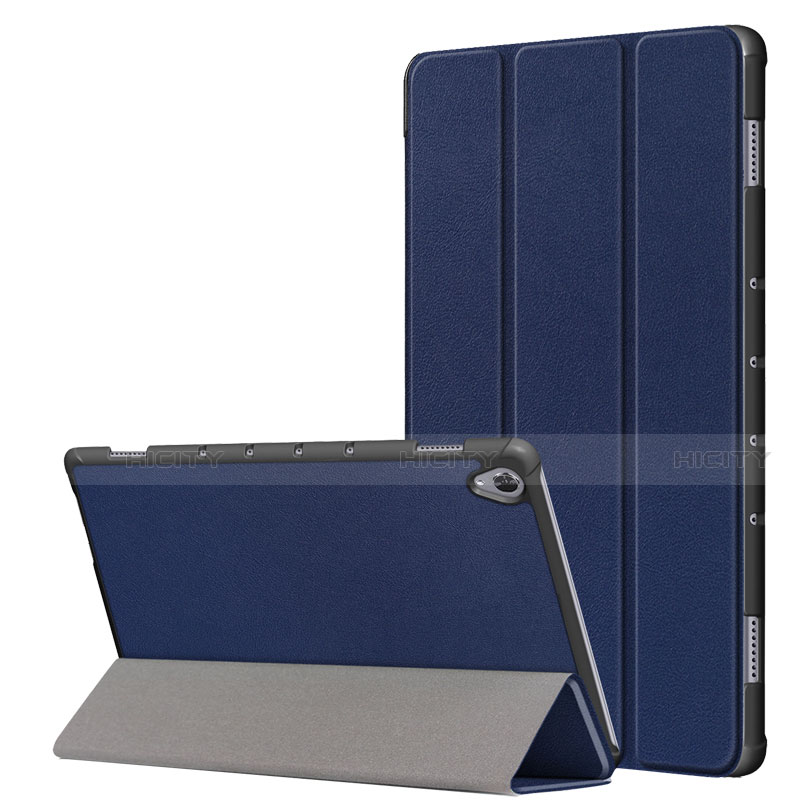 Custodia Portafoglio In Pelle Cover con Supporto L05 per Huawei MatePad 10.8 Blu