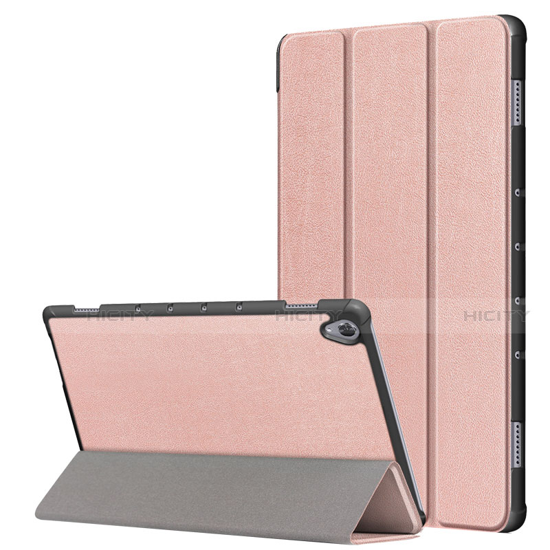 Custodia Portafoglio In Pelle Cover con Supporto L05 per Huawei MatePad 10.8 Oro Rosa
