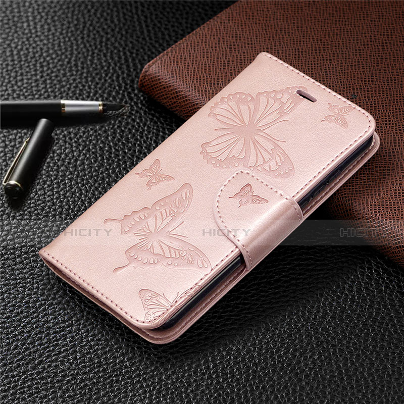 Custodia Portafoglio In Pelle Cover con Supporto L05 per Nokia 1.3 Oro Rosa